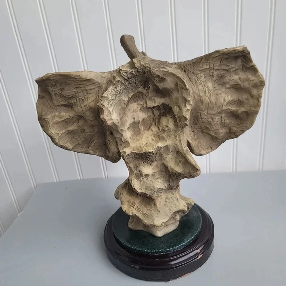 Beautiful David Mark Creations Elephant Statue 11" Vintage Home Decor Safari - Picture 11 of 15